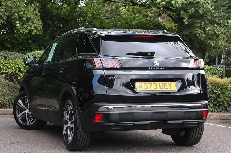 Black Used 2023 Peugeot 3008 Allure+ SUV | £19,846 (Good price) - Image 1/3