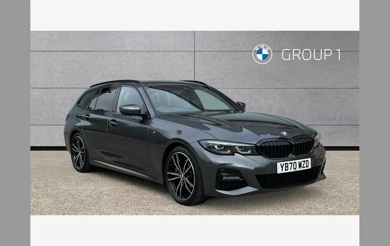 Grey Used 2021 BMW 330 M Sport Estate | £32,995 (Fair price) - Image 1/4