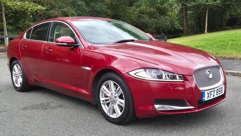 Red Used 2012 Jaguar XF Luxury Sedan | £3,190 (Good price) - Image 1/4