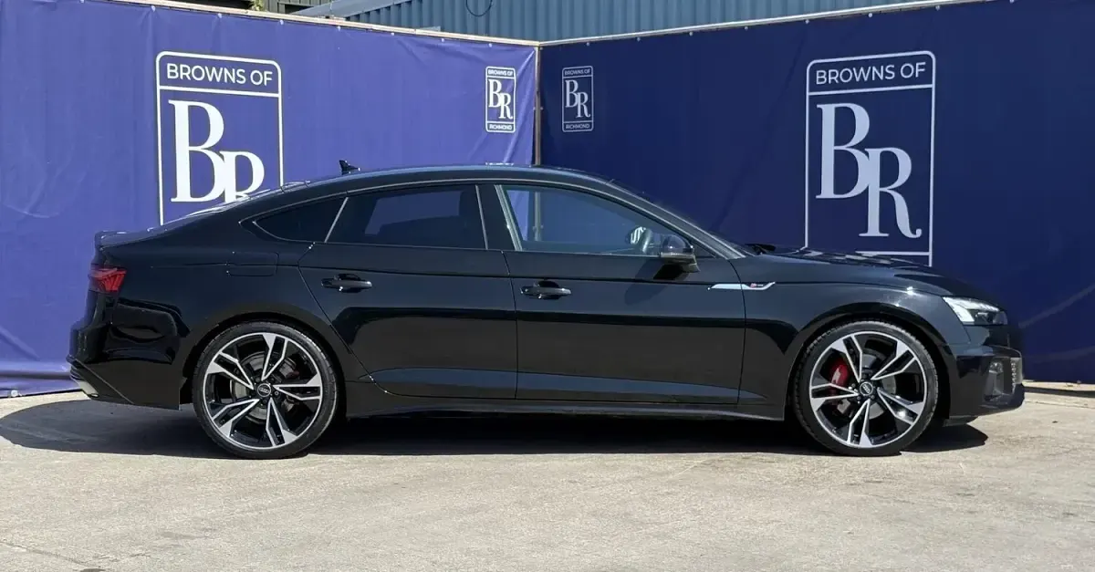 Used Audi A5 Sportback Black Edition 204 HP (150 kW) 2022 Black Hatchback