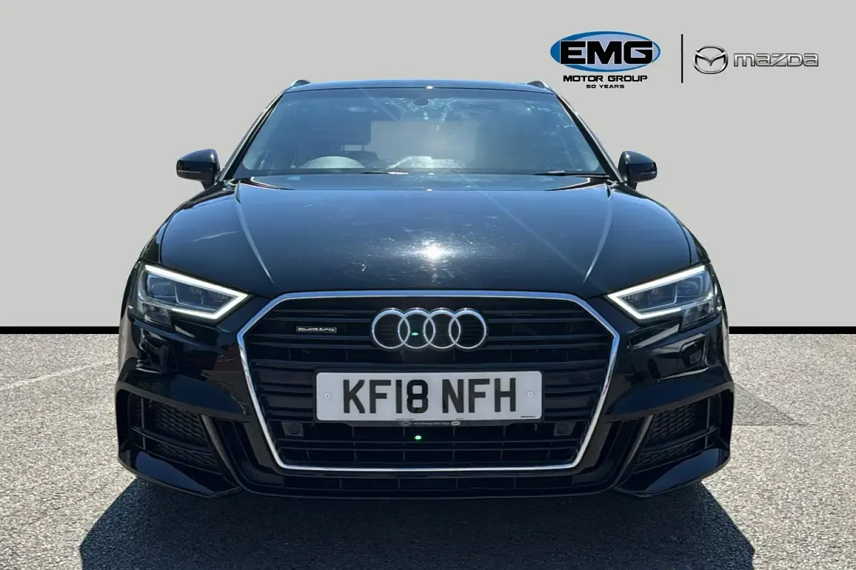 Used Audi A3 Sportback S-Line 190 HP (139 kW) 2018 Black Hatchback