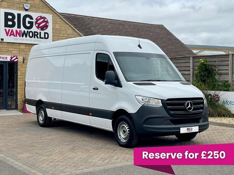 White Used 2021 Mercedes Sprinter Progressive Van | £17,994 (Fair price) - Image 1/3