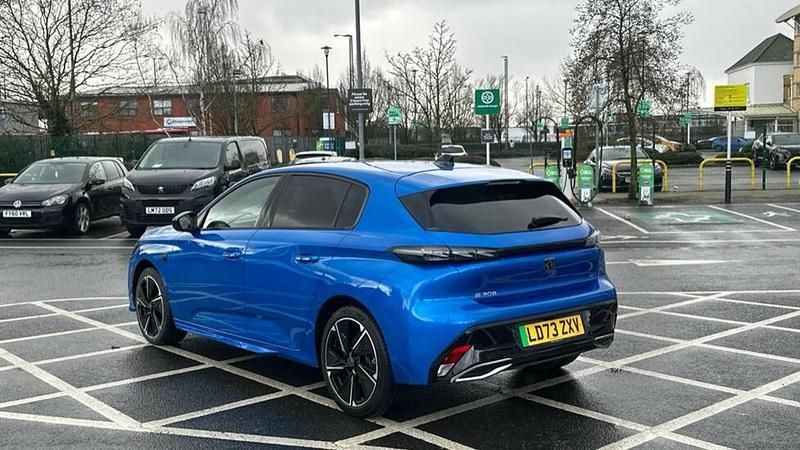 Used Peugeot e-308 GT 113 kW (154 HP) 2023 Blue Hatchback