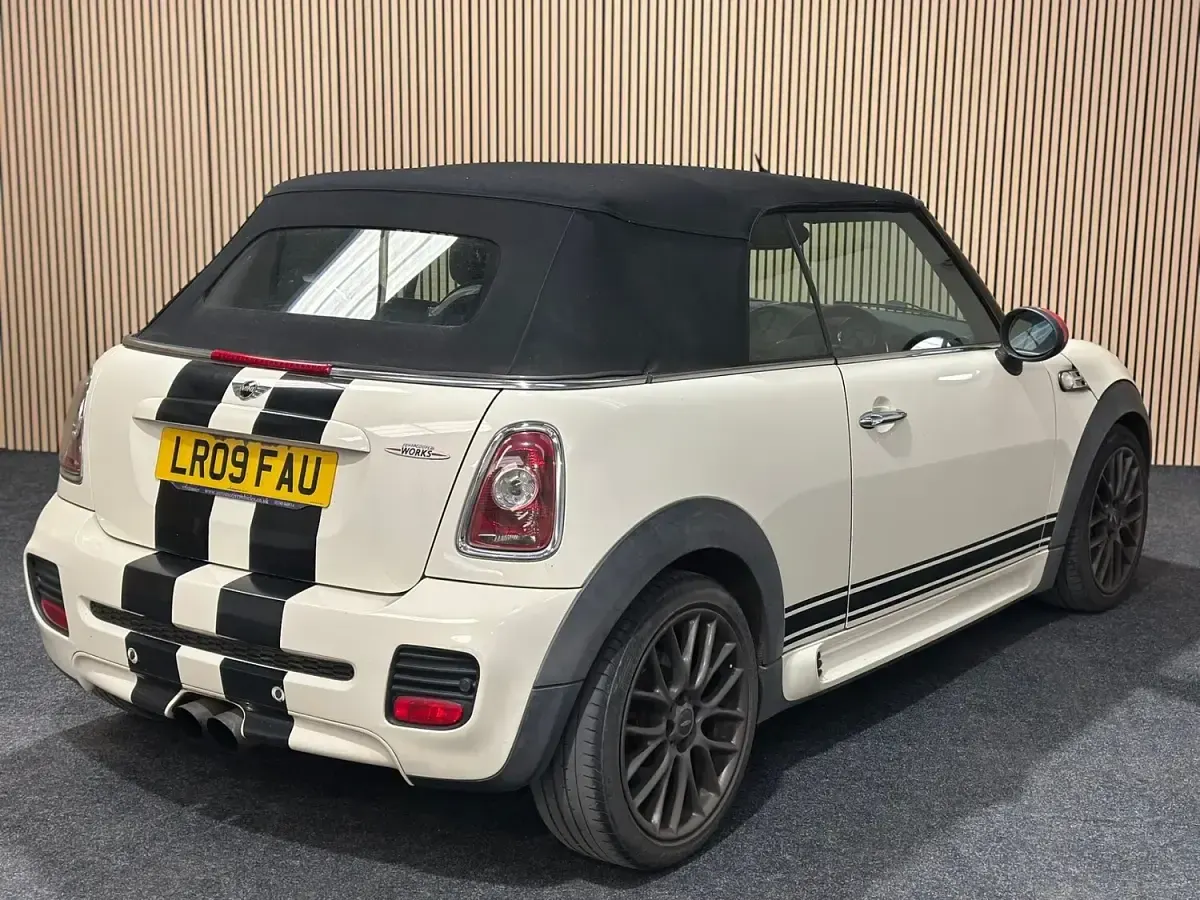 Used Mini John Cooper Works Cabriolet 2009 White Cabriolet