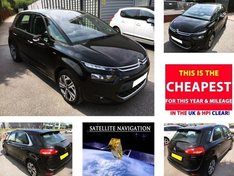 Black Used 2015 Citroën C4 Picasso Exclusive MPV | £4,785 (Good price) - Image 1/1