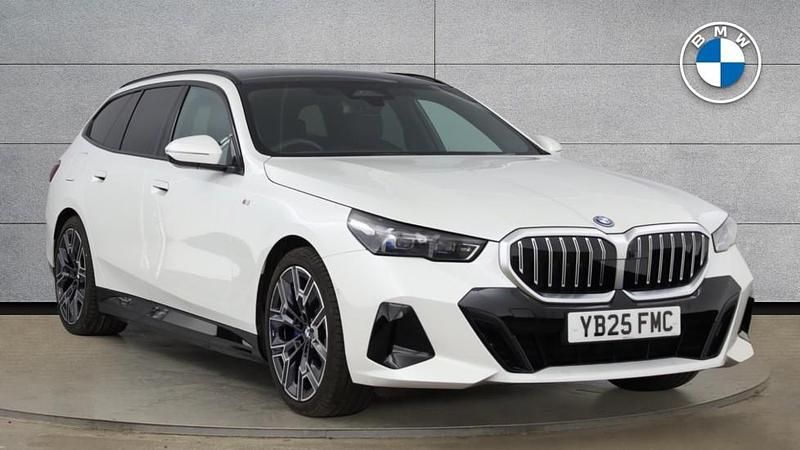 White Used 2025 BMW 530e M Sport Estate | £43,945 - Image 1/4