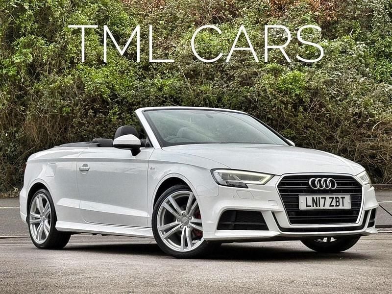 Used Audi A3 Cabriolet S-Line 2017 White Cabriolet