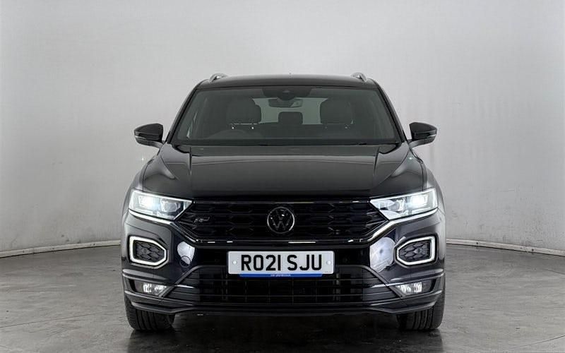 Used VW T-Roc R-line 150 HP (110 kW) 2021 Black SUV