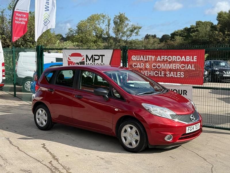 Red Used 2014 Nissan Note Visia MPV | £4,190 (Fair price) - Image 1/4