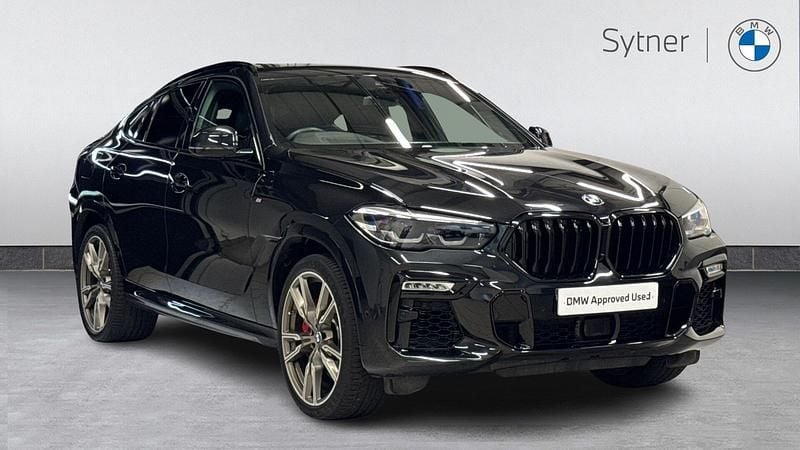 Black Used 2021 BMW X6 M50 Shadowline SUV | £49,000 (Good price) - Image 1/4
