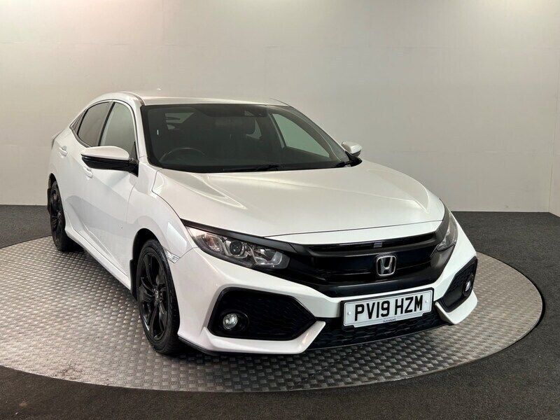 White Used 2019 Honda Civic SR Hatchback | £11,800 (Fair price) - Image 1/4