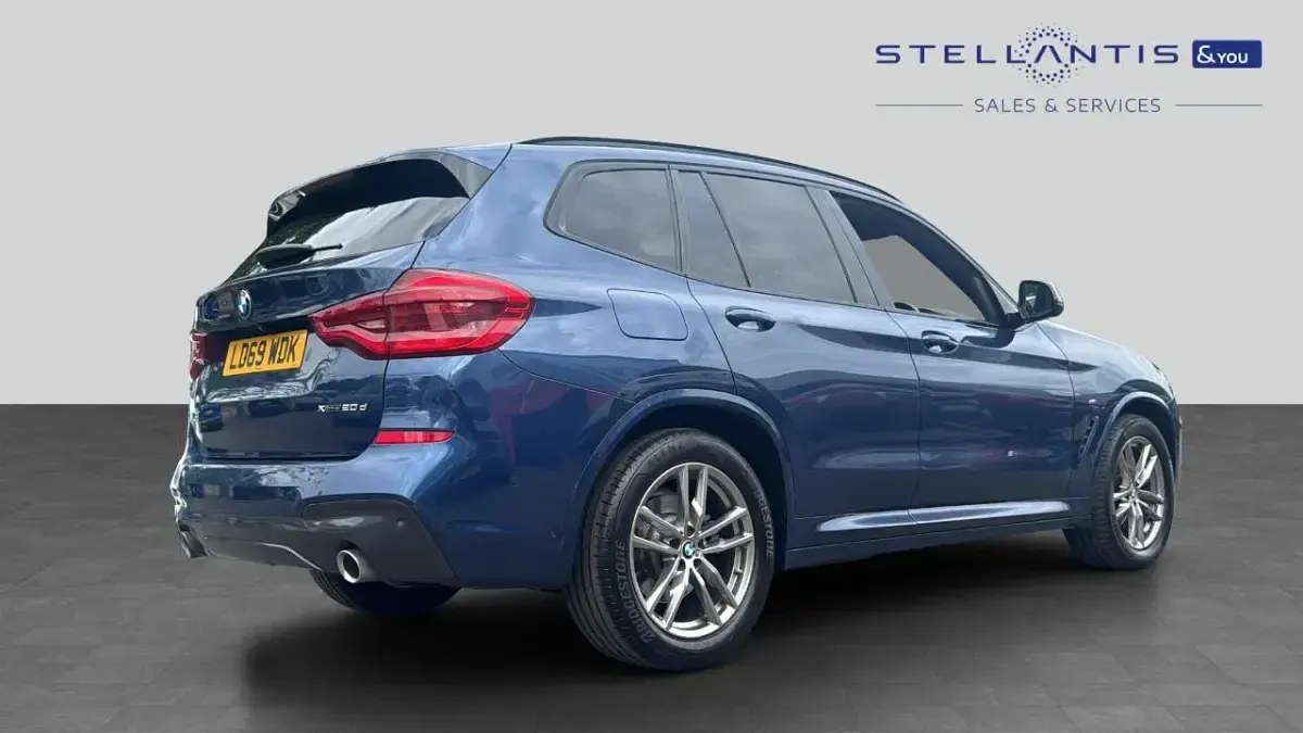 Used BMW X3 M Sport 187 HP (137 kW) 2019 Blue SUV