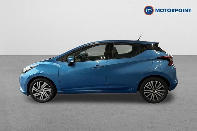 Used Nissan Micra Acenta 92 HP (67 kW) 2021 Blue Hatchback