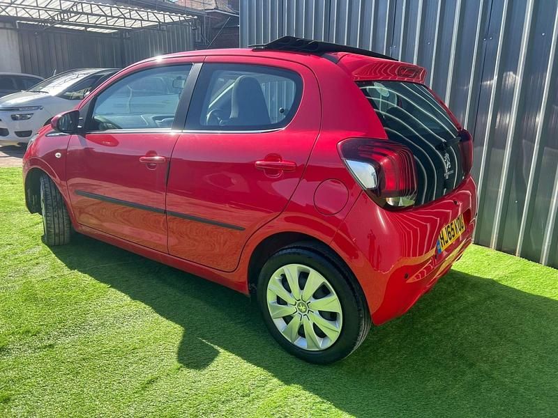 Second-hand Peugeot 108 Active 68 CP (50 kW) 2015 Roșu Hatchback