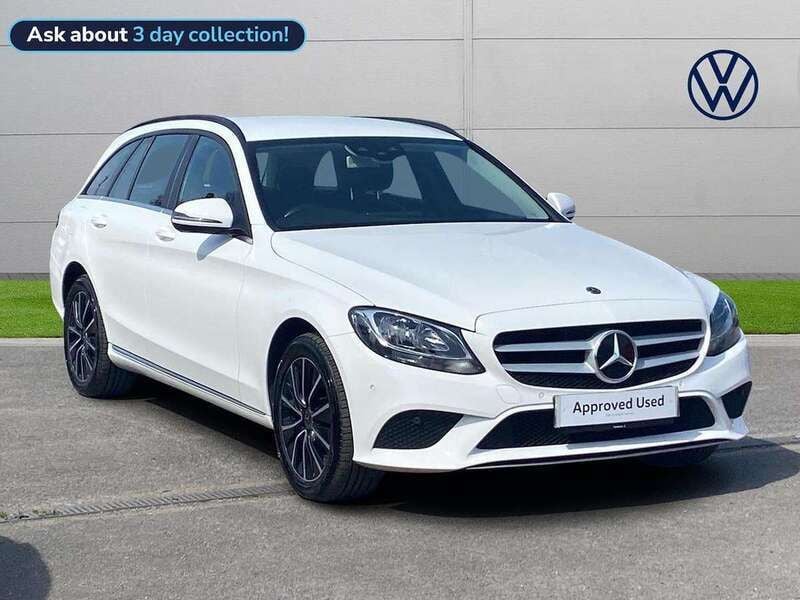 White Used 2019 Mercedes C200 SE Estate | £13,217 (Super price) - Image 1/4