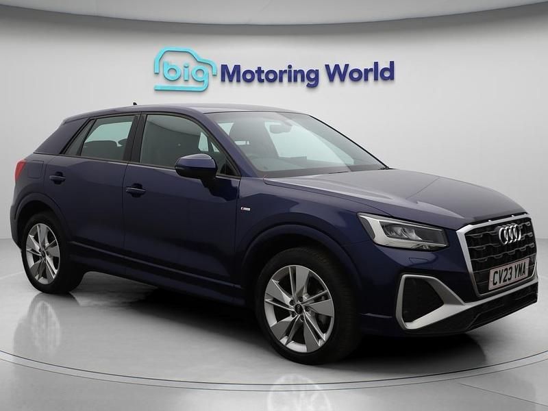 Blue Used 2023 Audi Q2 S-Line SUV | £23,500 (Good price) - Image 1/4