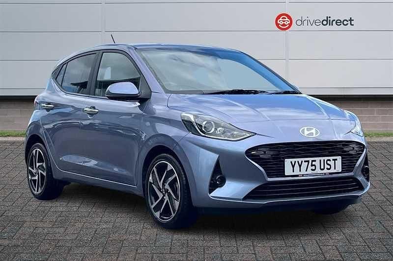 Used Hyundai i10 Premium 2025 Blue Hatchback