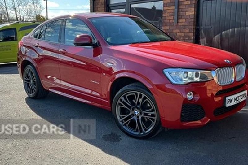Used BMW X4 M Sport 255 HP (187 kW) 2017 Red SUV
