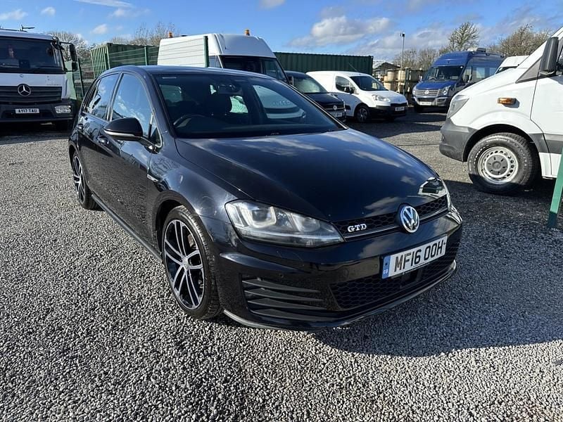 Black Used 2016 VW Golf VII GTD Hatchback | £11,495 (Fair price) - Image 1/4