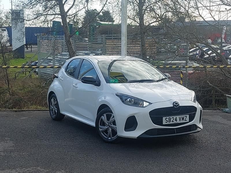 White Used 2024 Mazda 2 Exclusive-Line Hatchback | £15,498 (Fair price) - Image 1/4