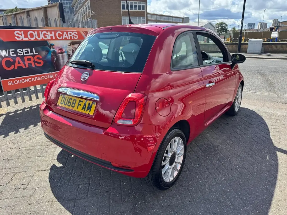 Used Fiat 500 Pop Star 69 HP (50 kW) 2018 Red Hatchback