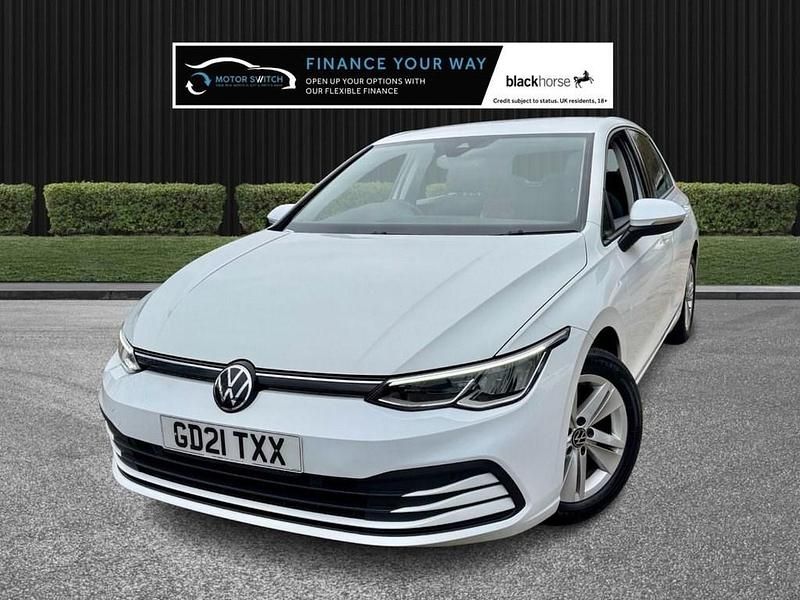 Used VW Golf VII S 130 HP (95 kW) 2021 White Hatchback