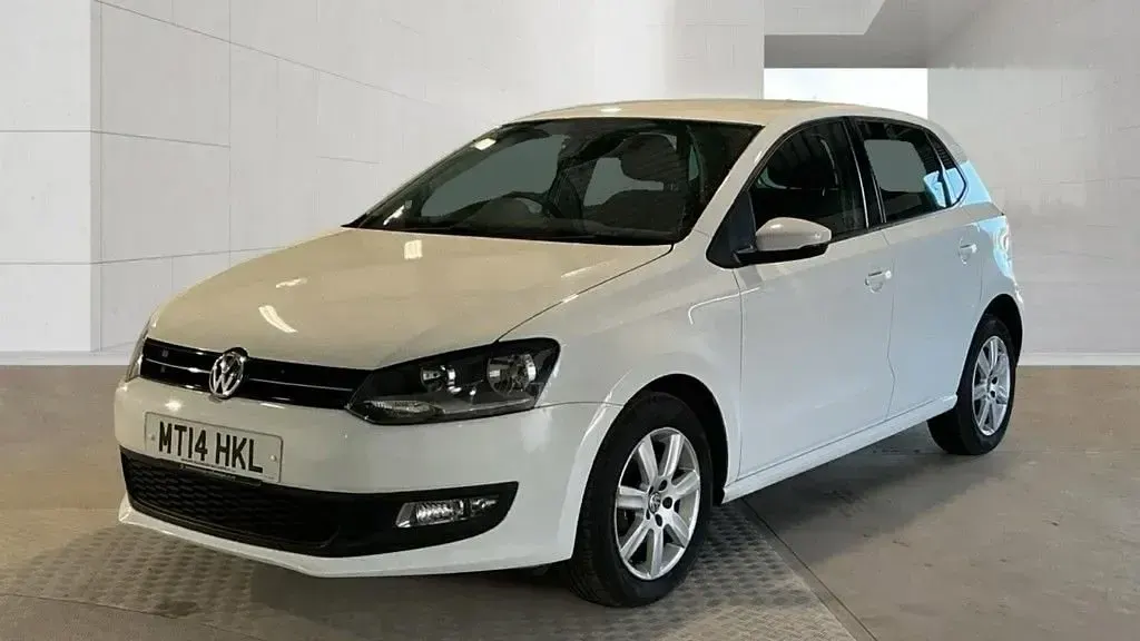 Begagnad VW Polo Edition 85 HK (62 kW) 2014 Vit Halvkombi