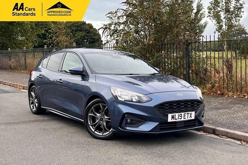 Blue Used 2019 Ford Focus ST-Line Hatchback | £10,995 (Fair price) - Image 1/1