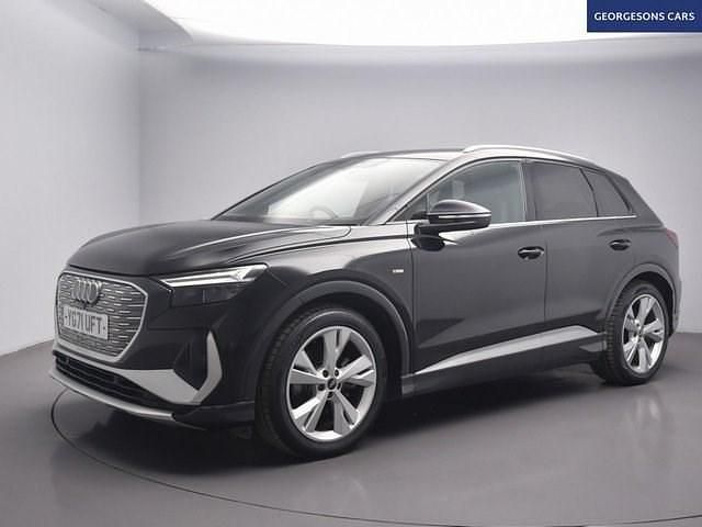 Used Audi Q4 e-tron S-Line 125 kW (170 HP) 2021 Black SUV