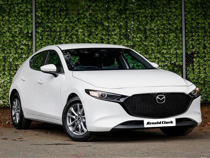 White New 2025 Mazda 3 Prime-Line Hatchback | £18,998 (Fair price) - Image 1/4