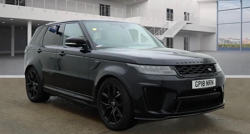 Black Used 2018 Land Rover Range Rover Sport SVR SUV | £38,995 (Good price) - Image 1/4