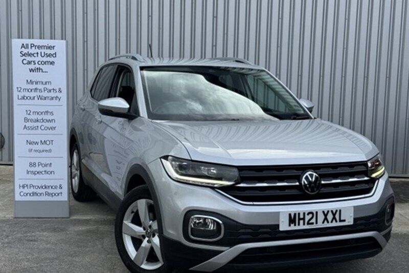 Silver Used 2021 VW T-Cross SEL SUV | £17,495 (Fair price) - Image 1/1