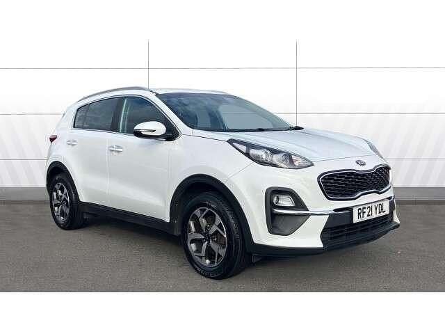 White Used 2021 Kia Sportage 2 SUV | £14,002 (Fair price) - Image 1/4