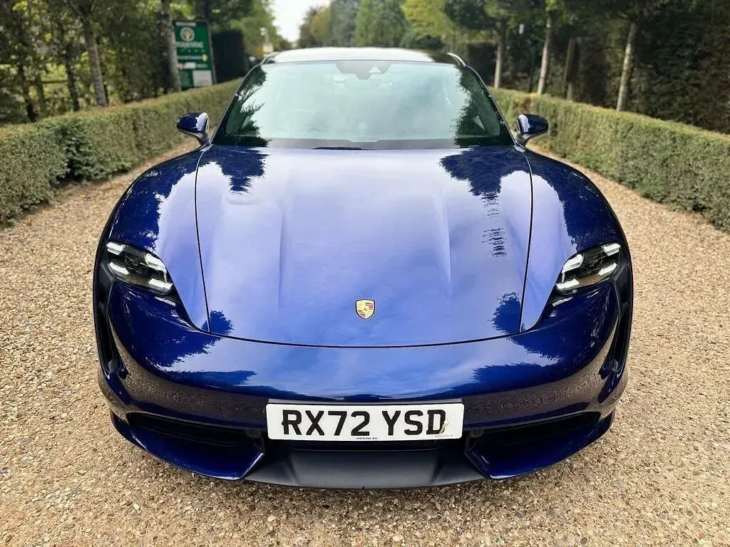 Used Porsche Taycan 500 kW (680 HP) 2022 Blue Sedan