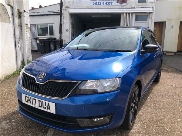 Blue Used 2017 Skoda Rapid Sport Hatchback | £7,495 (Expensive) - Image 1/1