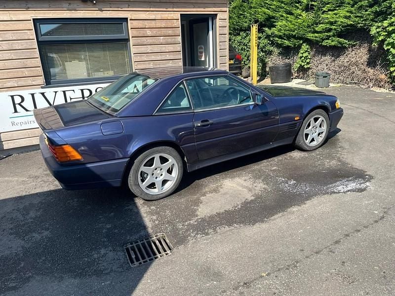 Used Mercedes SL500 1995 Blue Cabriolet