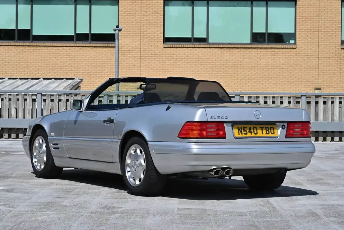 Used Mercedes SL500 1996 Silver Cabriolet