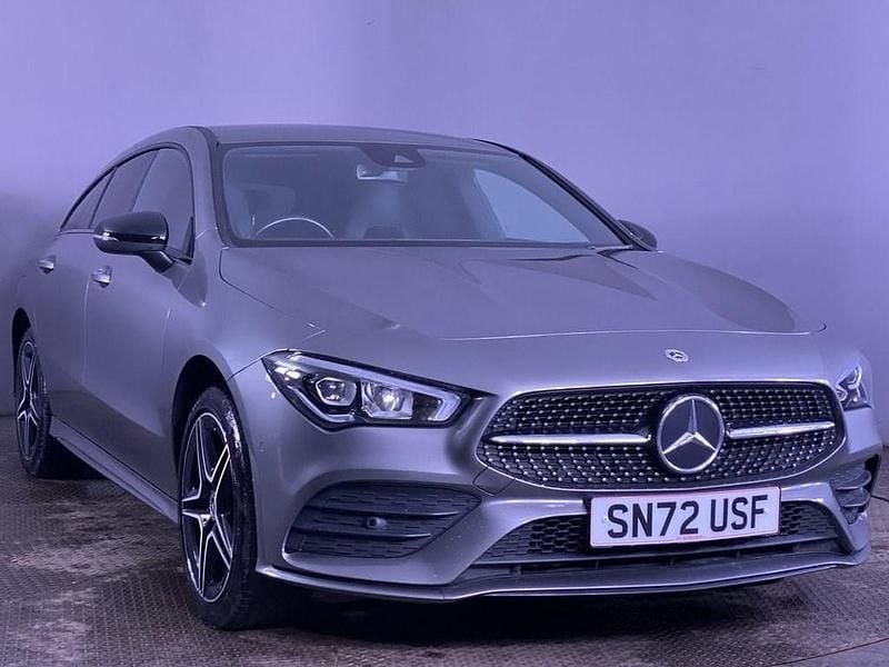 Grey Used 2022 Mercedes CLA250e Shooting Brake AMG line Estate | £18,999 (Good price) - Image 1/4