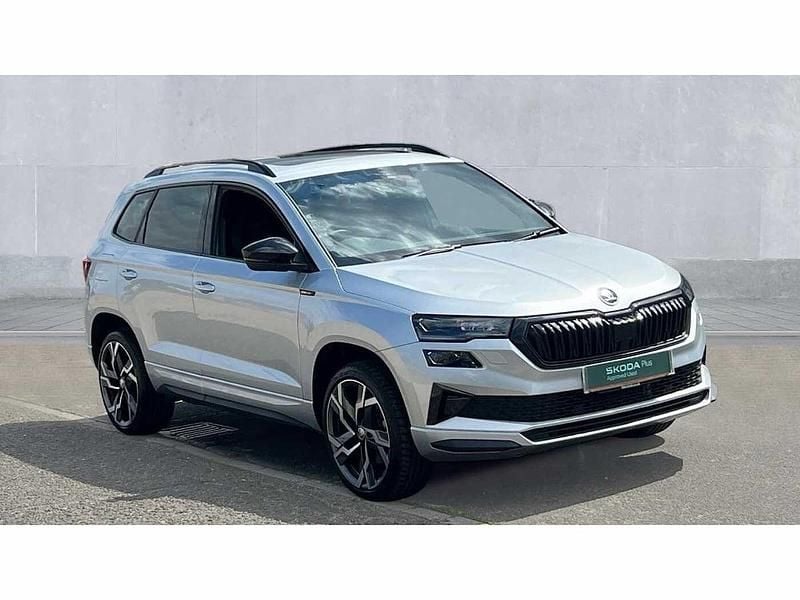 Silver Used 2024 Skoda Karoq SportLine SUV | £25,250 (Good price) - Image 1/4