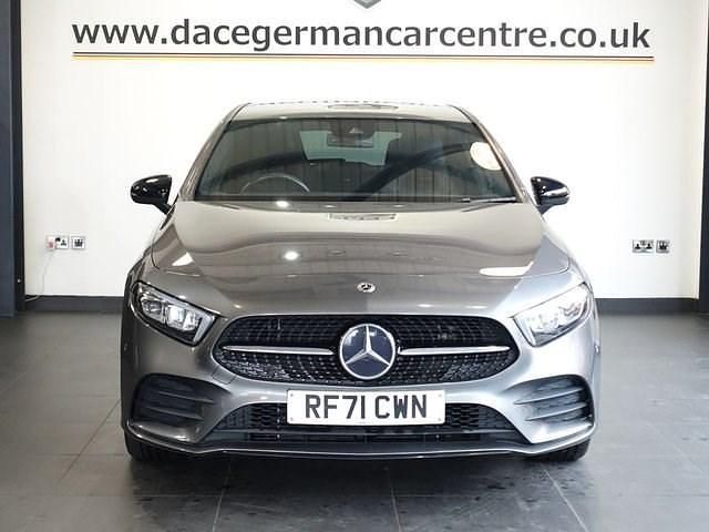 Used Mercedes A250 AMG line 218 HP (160 kW) 2022 Grey Hatchback