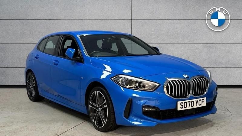 Used BMW 118 M Sport 138 HP (101 kW) 2020 Blue Hatchback