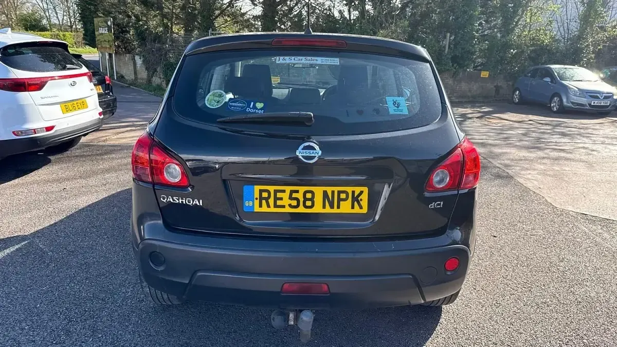 Used Nissan Qashqai Visia 110 HP (80 kW) 2008 Black SUV