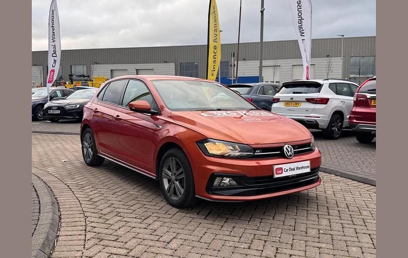 Used VW Polo R-line 113 HP (83 kW) 2020 Orange Hatchback