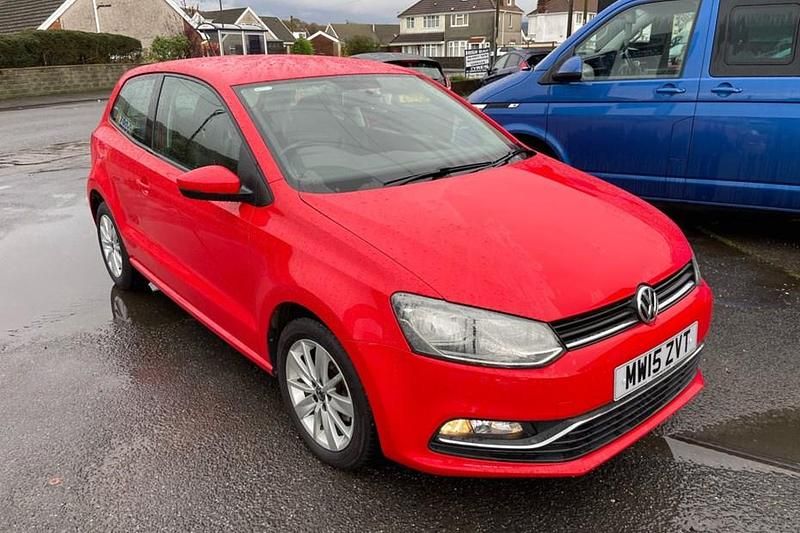 Red Used 2015 VW Polo SE Hatchback | £6,750 (Fair price) - Image 1/1