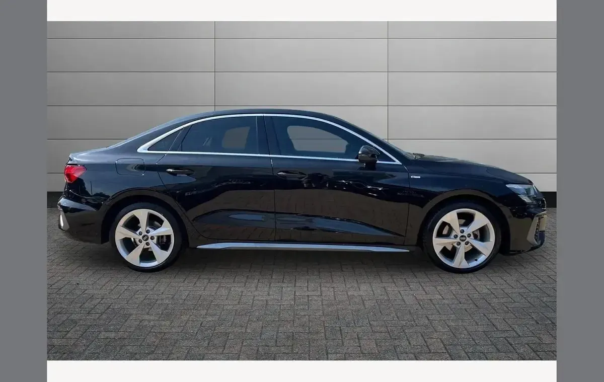 Used Audi A3 S-Line 150 HP (110 kW) 2023 Black Sedan