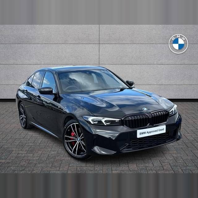 Black sapphire metallic paint Used 2024 BMW 320 M Sport Sedan | £34,890 (Expensive) - Image 1/4