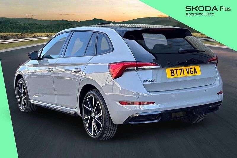 Used Skoda Scala Monte Carlo 110 HP (80 kW) 2022 Steel grey Hatchback