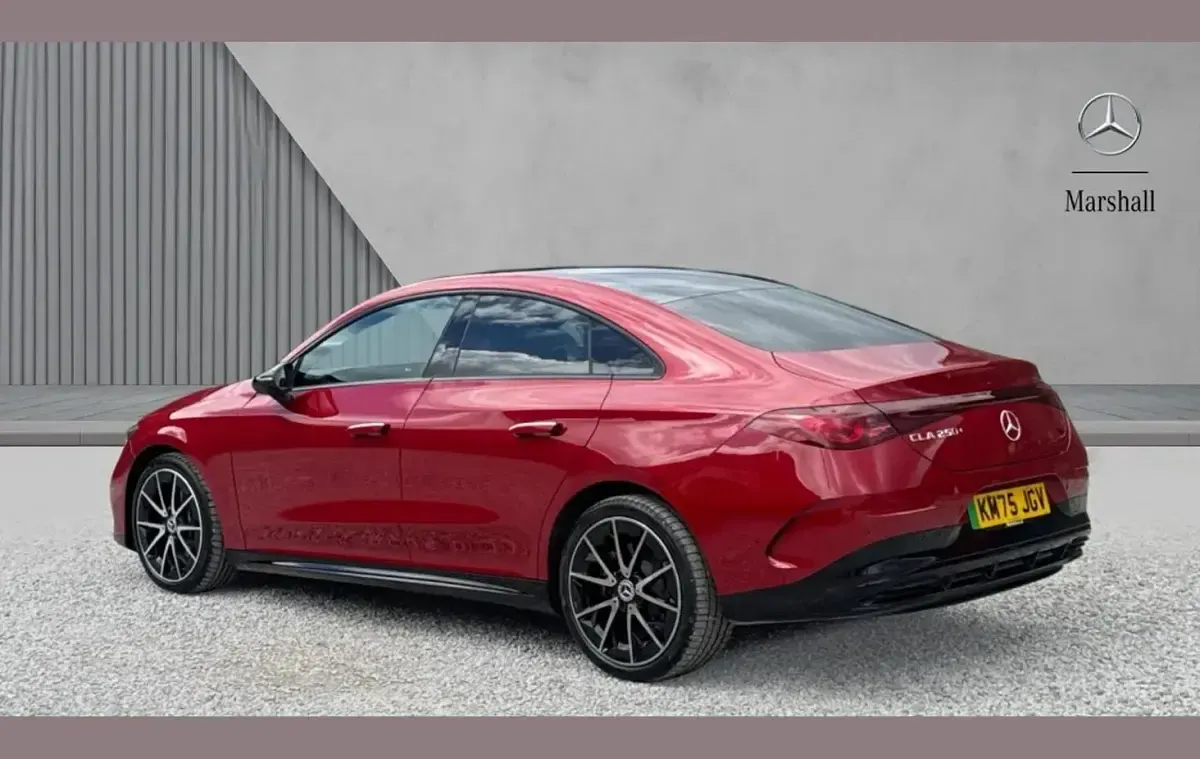 Used Mercedes CLA 250+ AMG line 200 kW (272 HP) 2025 Red Sedan