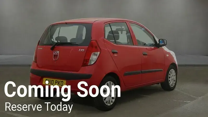Used Hyundai i10 Classic 77 HP (56 kW) 2010 Red Hatchback