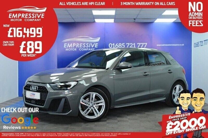 Grey Used 2019 Audi A1 Sportback S-Line Hatchback | £16,499 (Fair price) - Image 1/1